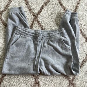Gray Cuffed Sweatpants